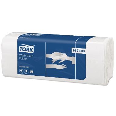 Vaskeklud Tork Advanced 250x190 mm 4-lag,20 pk x 120 stk/krt