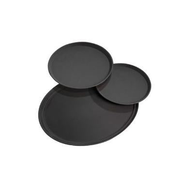Tjenerbakke Ø40.5 cm med Antislip Polyester Sort,stk