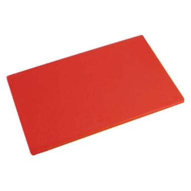 Skærebræt 45x30x1.2 cm PE Plast Rød,stk