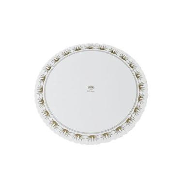 Kagepap Ø245 mm Lakeret med Guldtryk,500 stk/krt