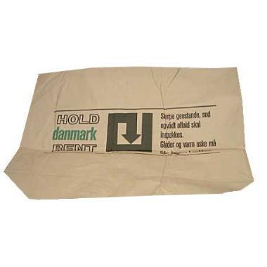 Papirsæk 115liter B700xL1000mm PE-belagt Brun,20 stk/krt