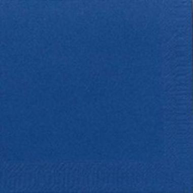 Kaffeserviet, 1/4 Fold, 3-lags, 24x24, Duni, Mørkeblå, ( 250 stk )