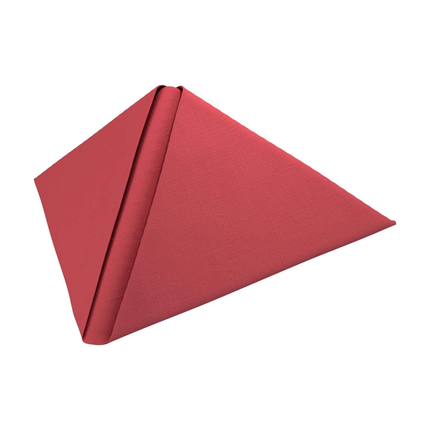 Middagsserviet, 1/4 Fold, 3-lags, 40x40, Bordeaux, Dunilin, ( 45 stk )