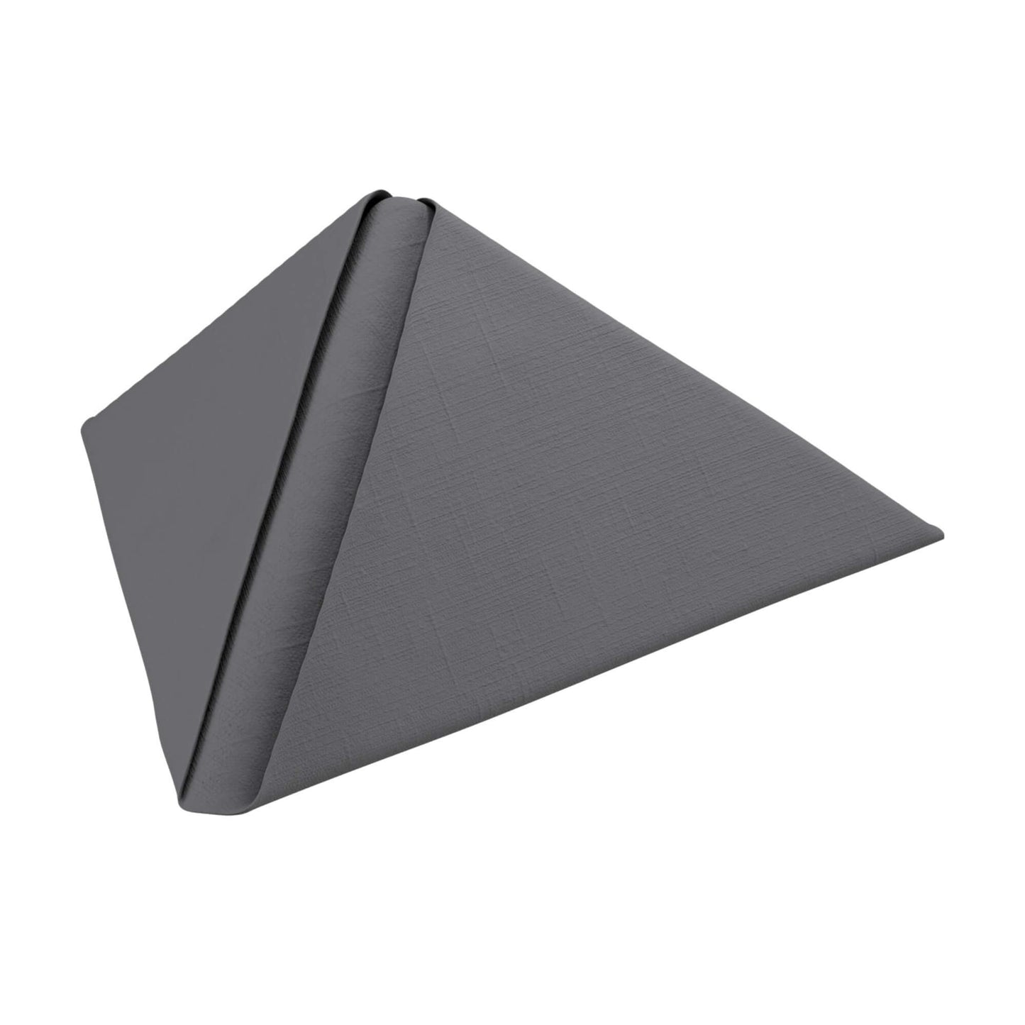 Middagsserviet, 1/4 Fold, 3-lags, 40x40, Granitgrå, Dunilin, ( 45 stk )