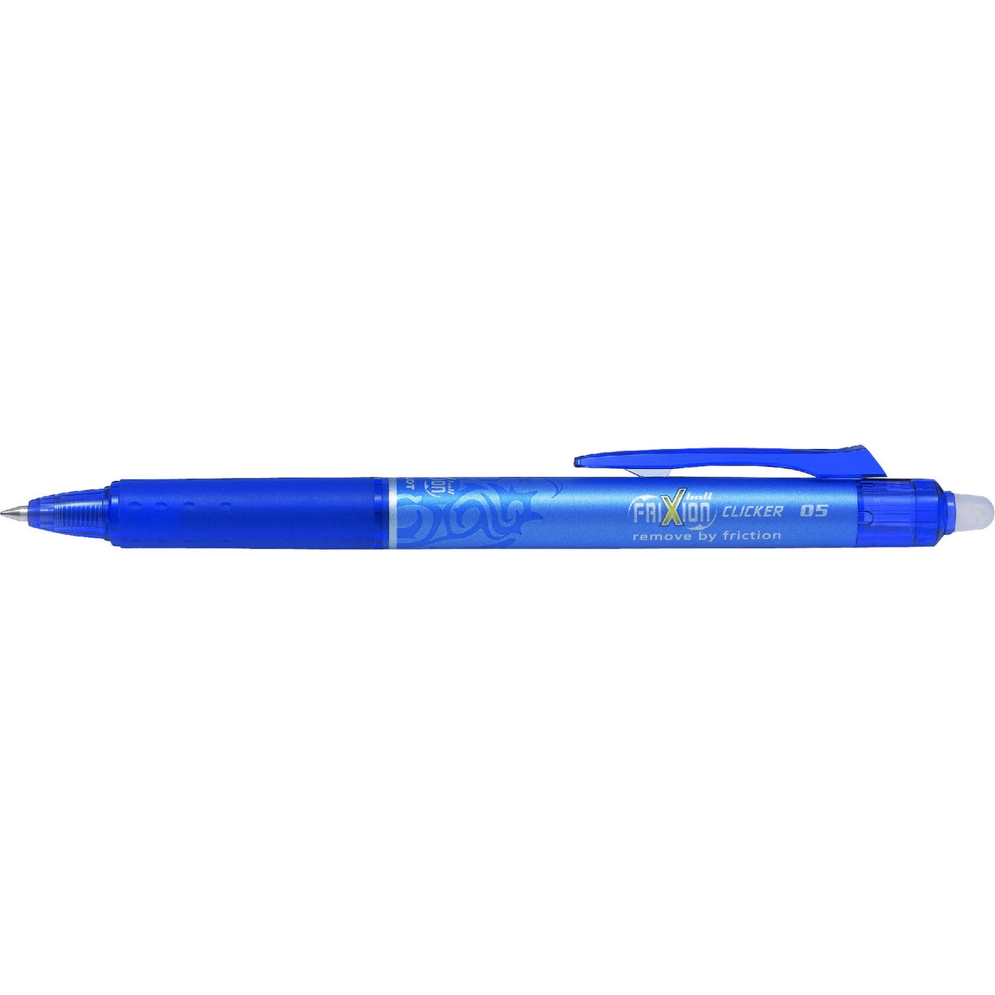 Pilot Frixion Click pen med 0,5 mm spids i farven blå
