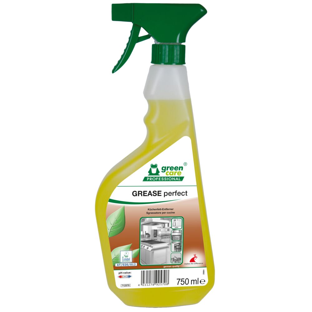 Køkkenaffedter, Green Care Professional GREASE Perfect, 750 ml, klar-til-brug, med farve, uden parfume