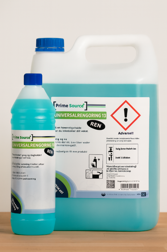 Universalrengøring Prime Source Ren 13 (1 ltr) – Parfume, effektiv allround