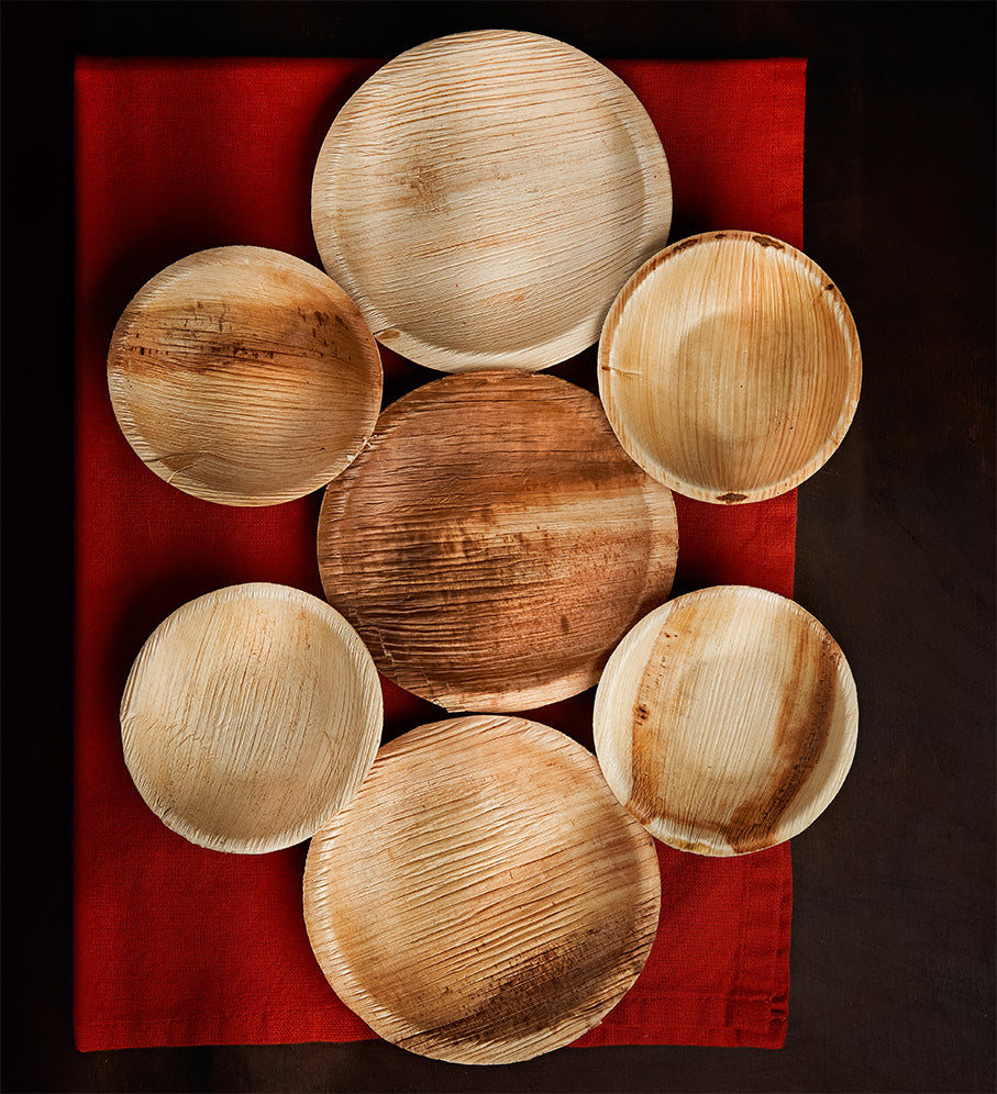 Palmeblads tallerken, Ø 23 cm (100stk)