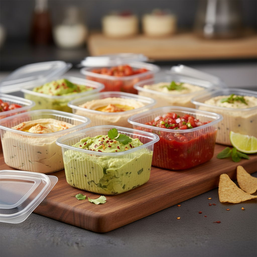 Salatbæger 250ml Klar PP (1000 stk/karton)