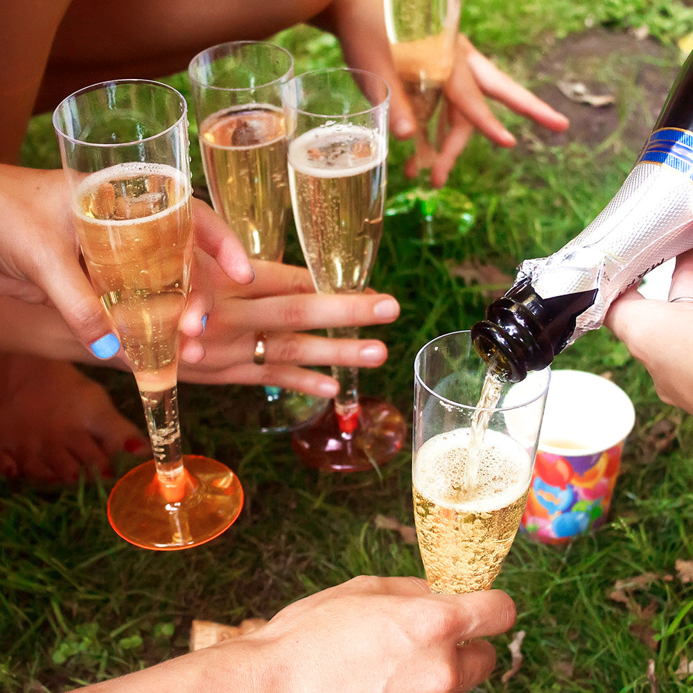 Champagneglas, Engangs 10cl (10 stk)