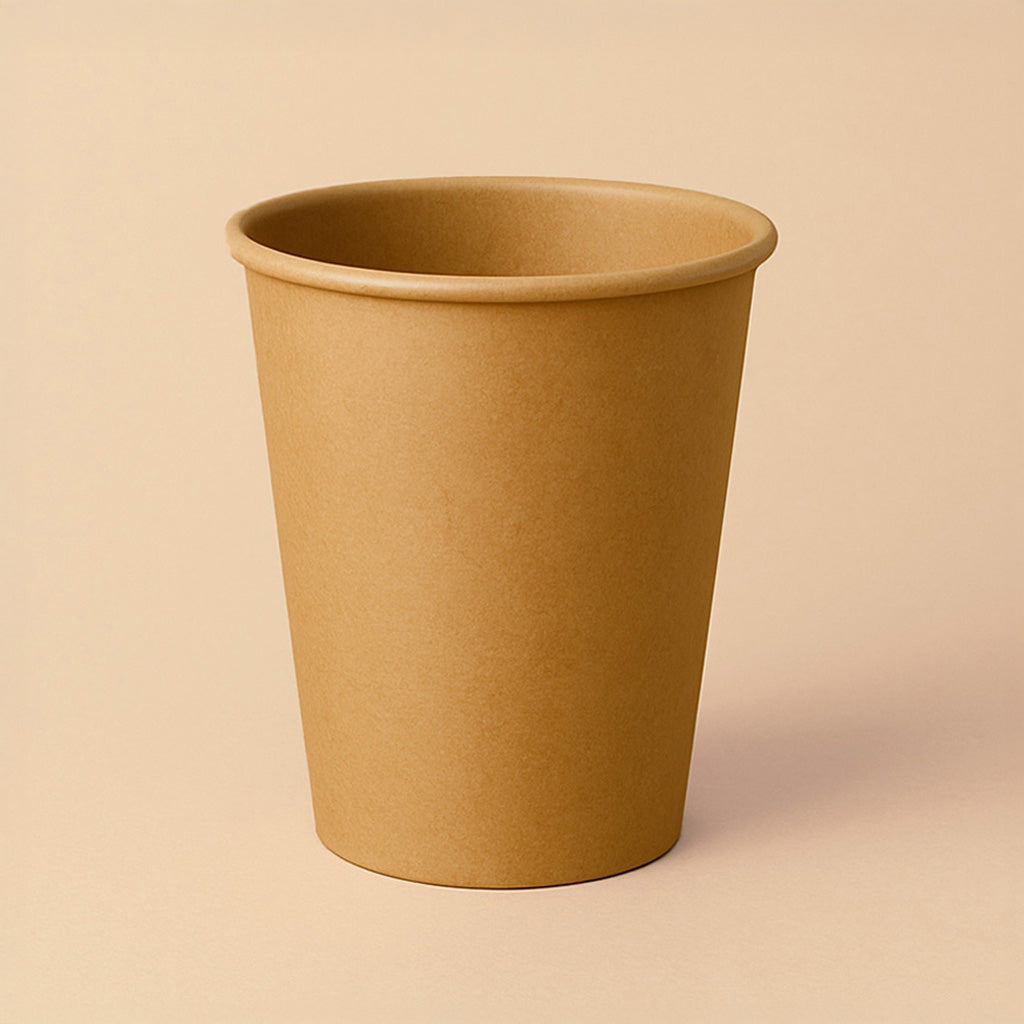 Kaffebæger 27 cl - Brun - Single Wall (50 stk)