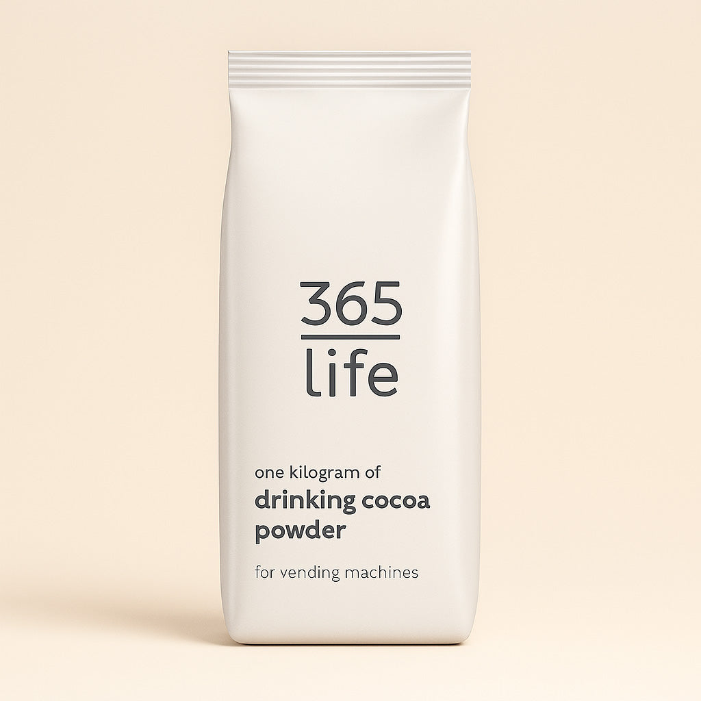 365 Life Kakaopulver 1kg – Til varm chokolade, cafédrikke og maskiner