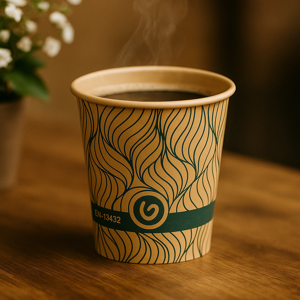 Espressokop 10 cl - Bambus - Single Wall (50 stk)