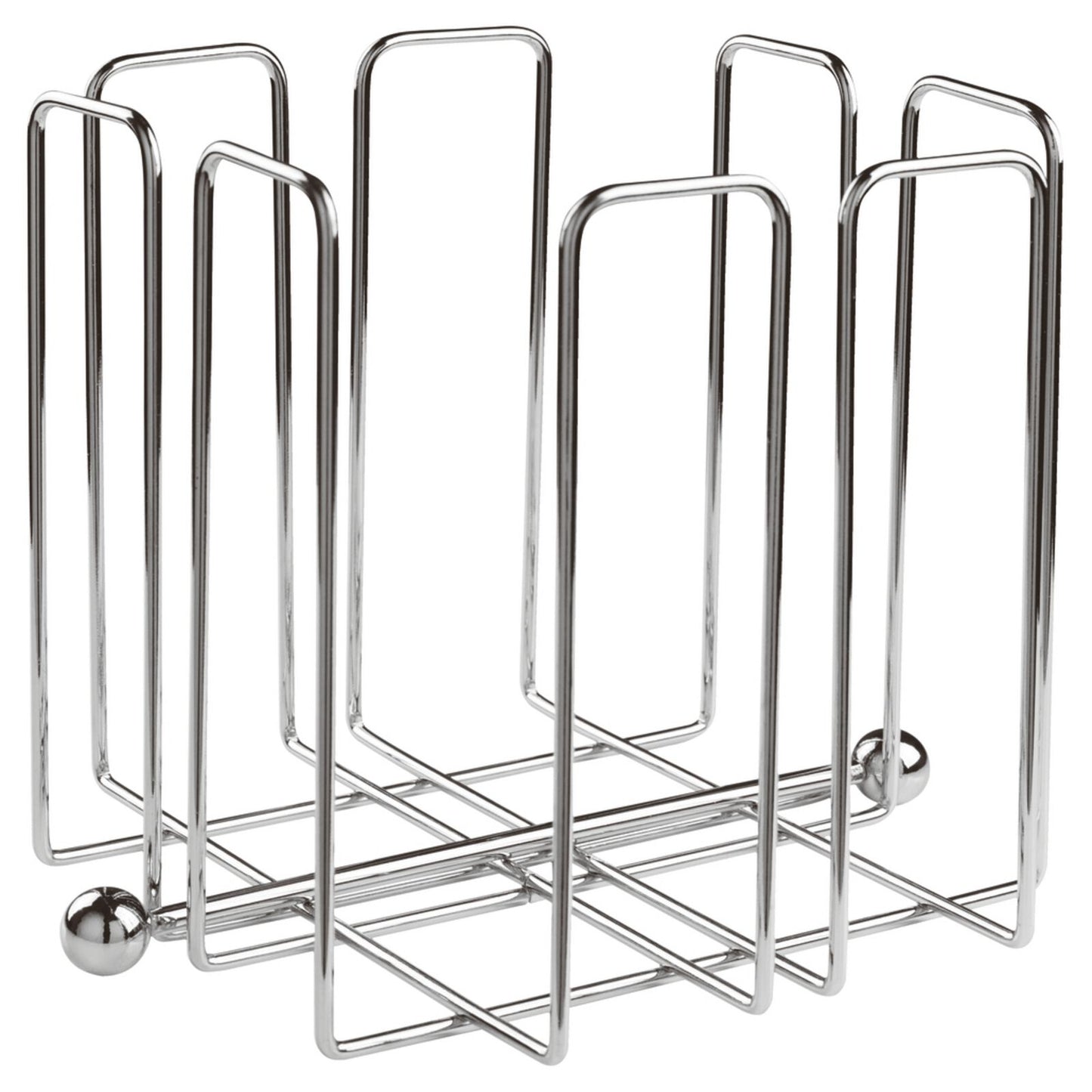 Servietholder 19x19x19 cm med Vægtstang Forkromet til 150 servietter,stk