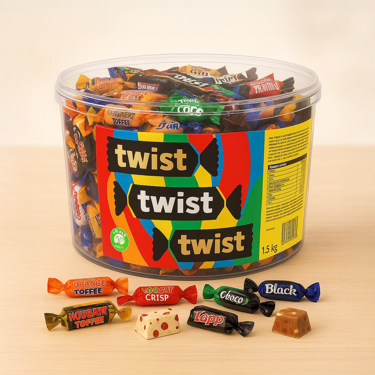 Chokolade Twist XL - 1.5 kg