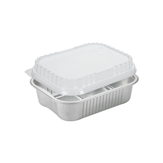 Alubakke Ready2Cook 0.75L – Lille engangsbakke m. låg (10 stk)