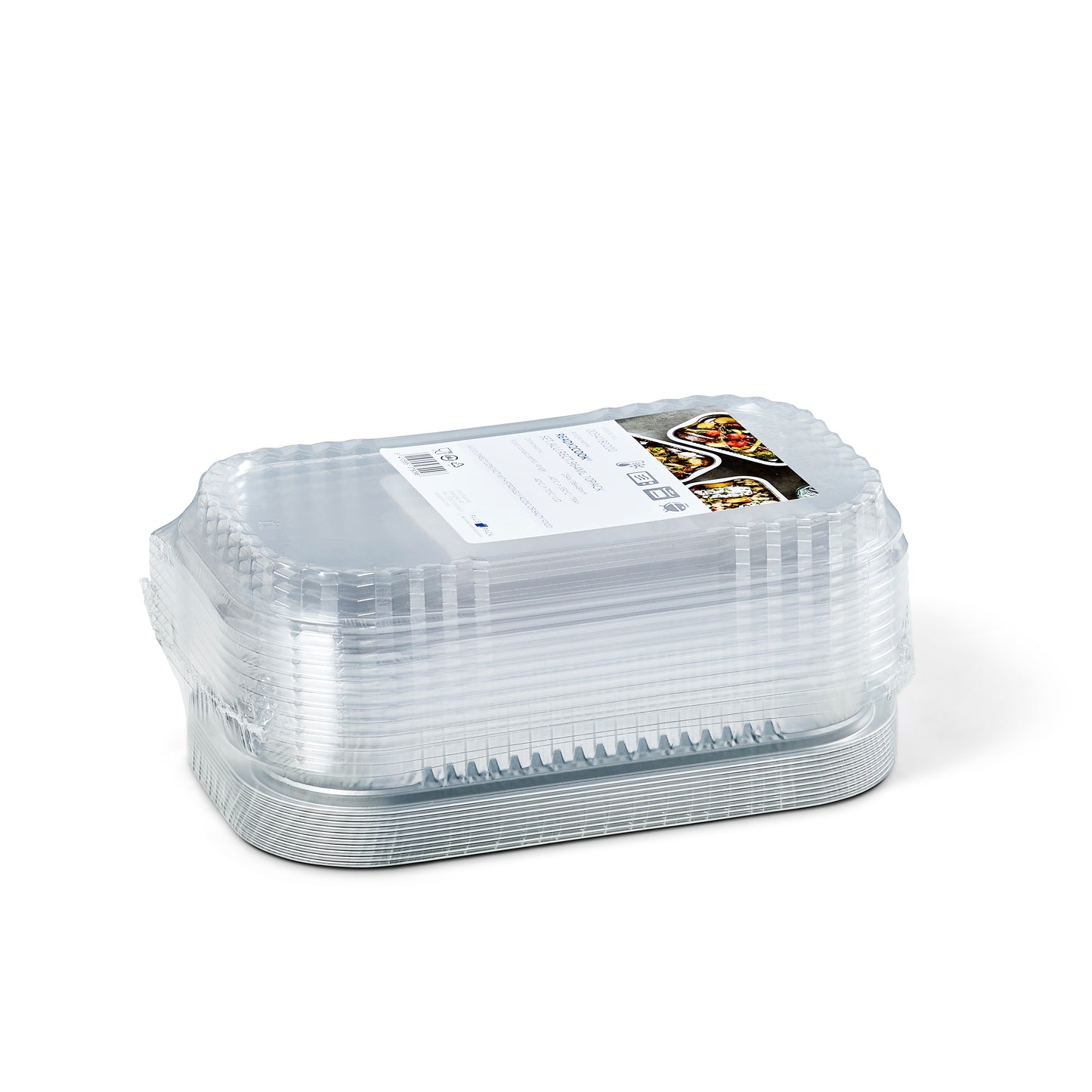 Alubakke Ready2Cook 1.0L – Frokostbakke m. låg (10 stk)