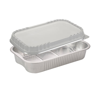 Alubakke Ready2Cook 1.4L – Middelstor engangsbakke m. låg (10 stk)