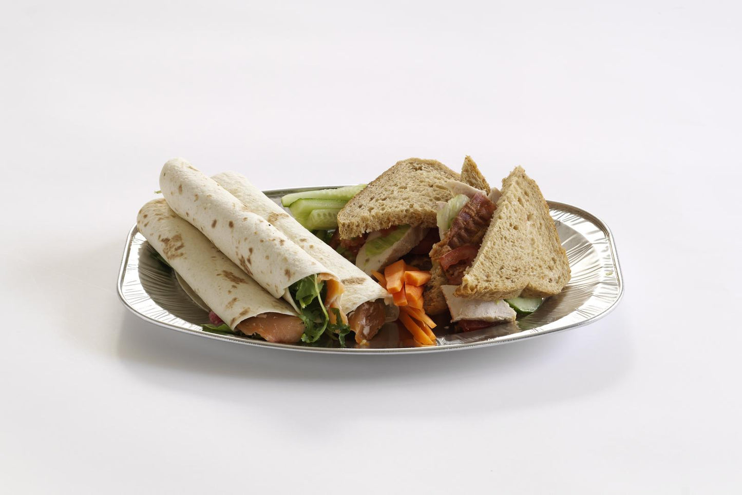 Alufad oval 351x243 mm lille butler kraftig,10 stk/pk