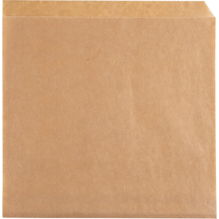 Burgerlomme, 190 x 190 mm, brun, papir/PE, stor (1000stk)