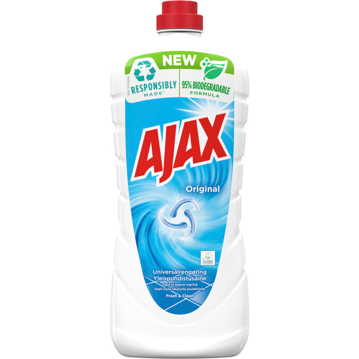 Universalrengøring, Ajax Original, 1,25 l, uden farve, med parfume