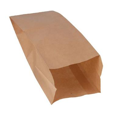 Flutespose i kraft papir, brun, rektangulær med foldbar top