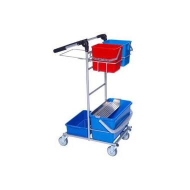 Rengøringsvogn Ergo Mini Drypsystem med 2 stk 6 ltr Spande med Alu-dryprist,stk