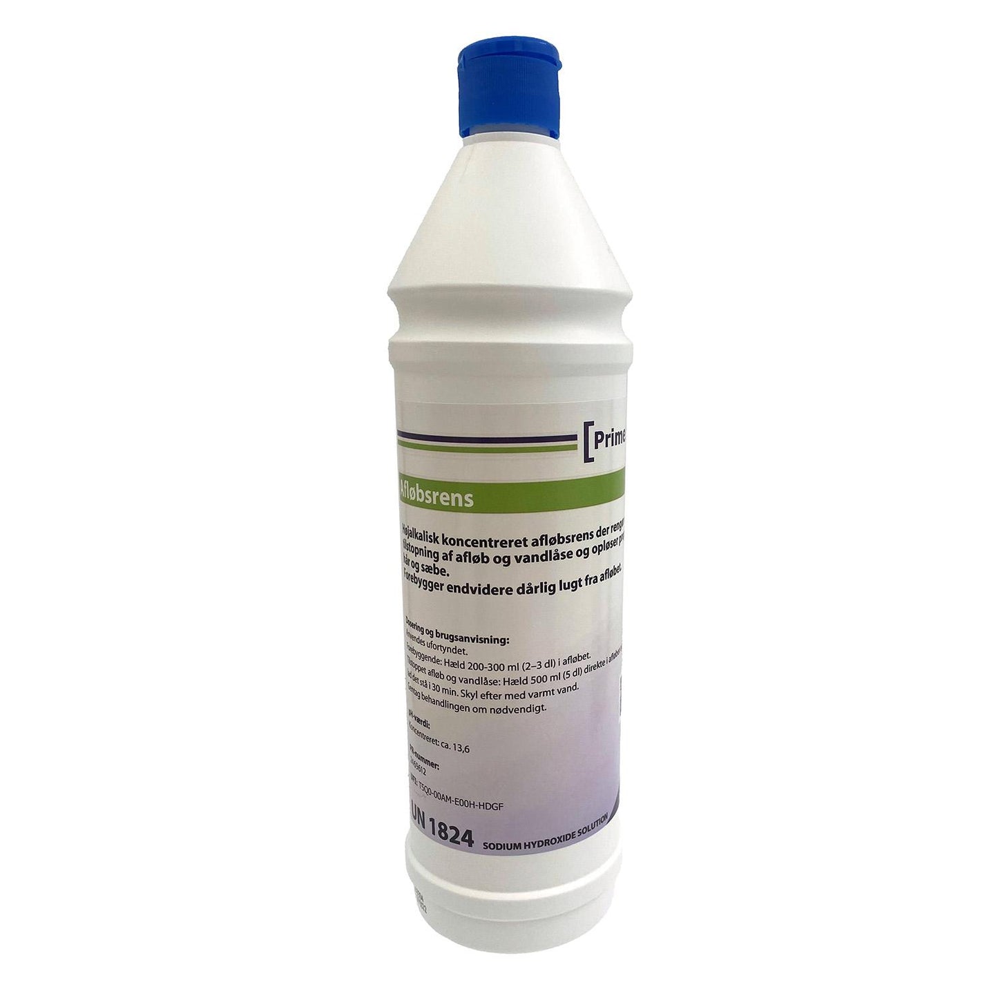 Afløbsrens Prime Source Ren til Vaske/Bruserafløb Natriumhydroxid 1 ltr,1 ltr/fl