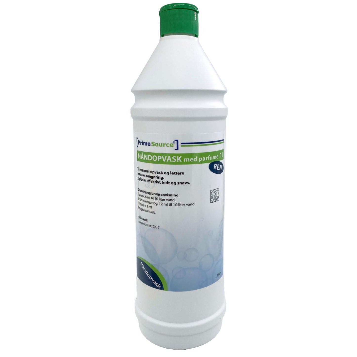 Håndopvask Prime Source Ren 11 med Farve/Parfume 1 ltr Grøn,1 ltr/fl