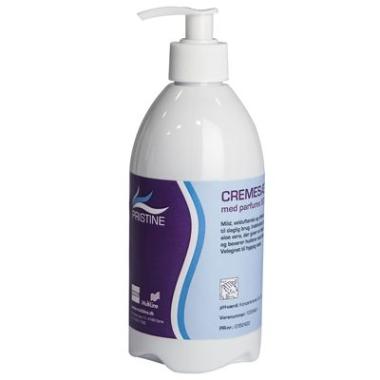 Cremesæbe Pristine Svanemærket med Parfume uden Parabener med pumpe 500 ml,500 ml/fl