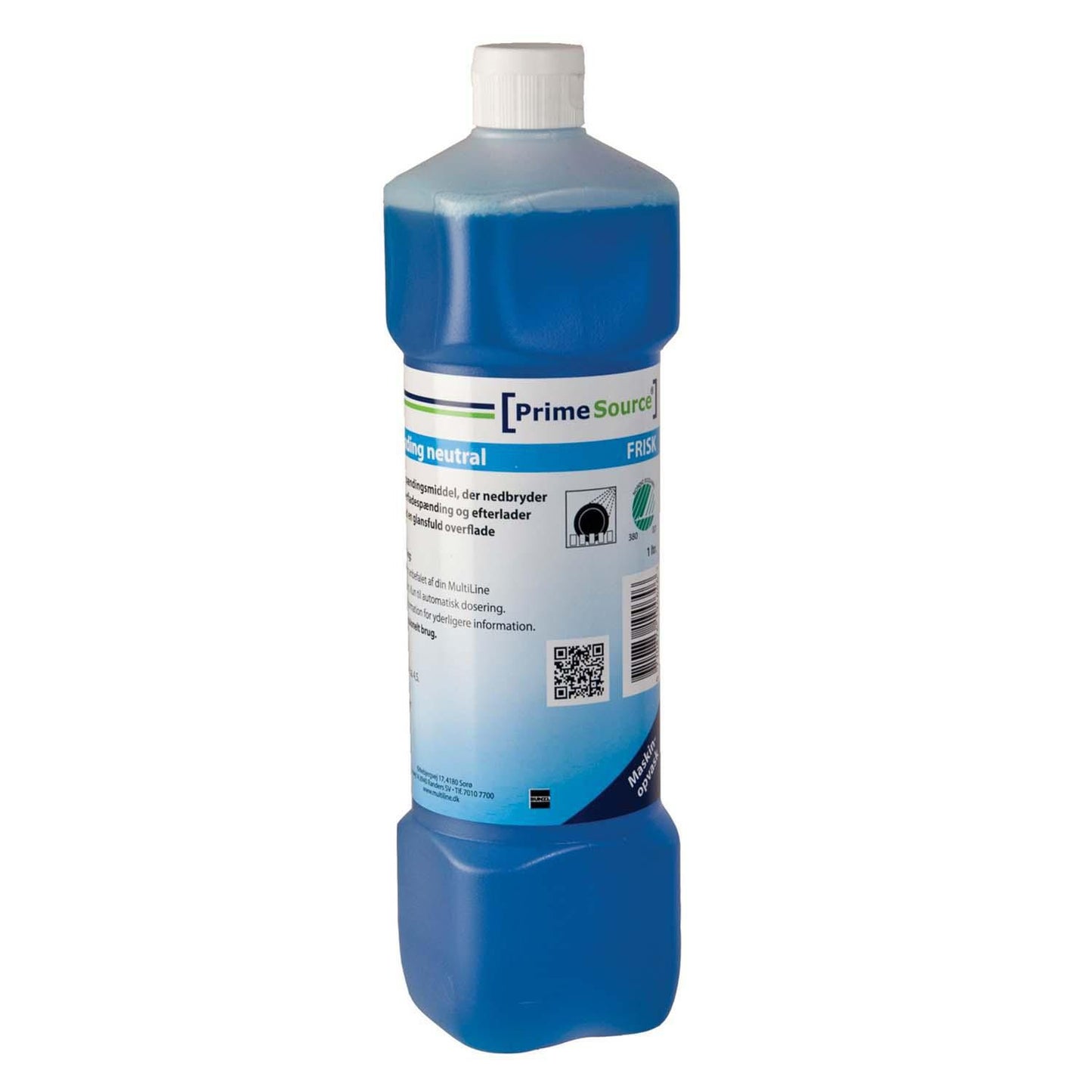 Maskinopvask Afspænding Prime Source Frisk Neutral 1ltr Ecolabel Blødt/Middel,1 ltr/dnk