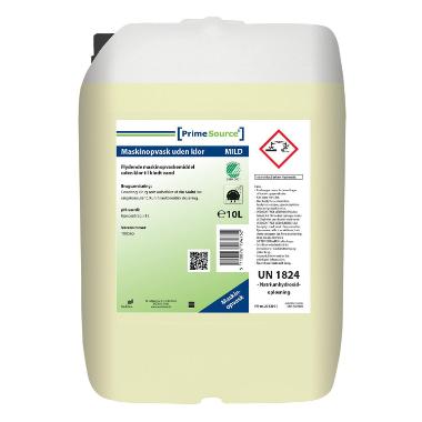 Maskinopvask Flydende Prime Source Mild – 12,6 kg, uden klor, Svanemærket, til blødt vand