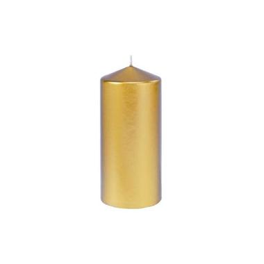 Bloklys 70x150 mm Guld Brændetid 65 timer,2 pk x 6 stk/krt