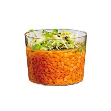 Skål Bodega 200 ml Ø76/66x55 mm PS Klar,25 ps x 8 stk/krt