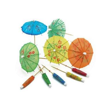 Parasol 80 mm Assorterede farver,144 stk/pk