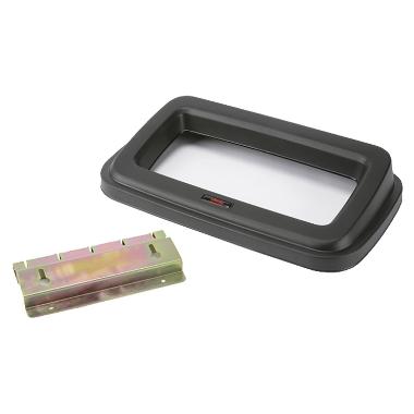 Låg Geo 49.5x29.5x7.5 cm med Vægophæng Sort til 20226-2/20227-2,stk