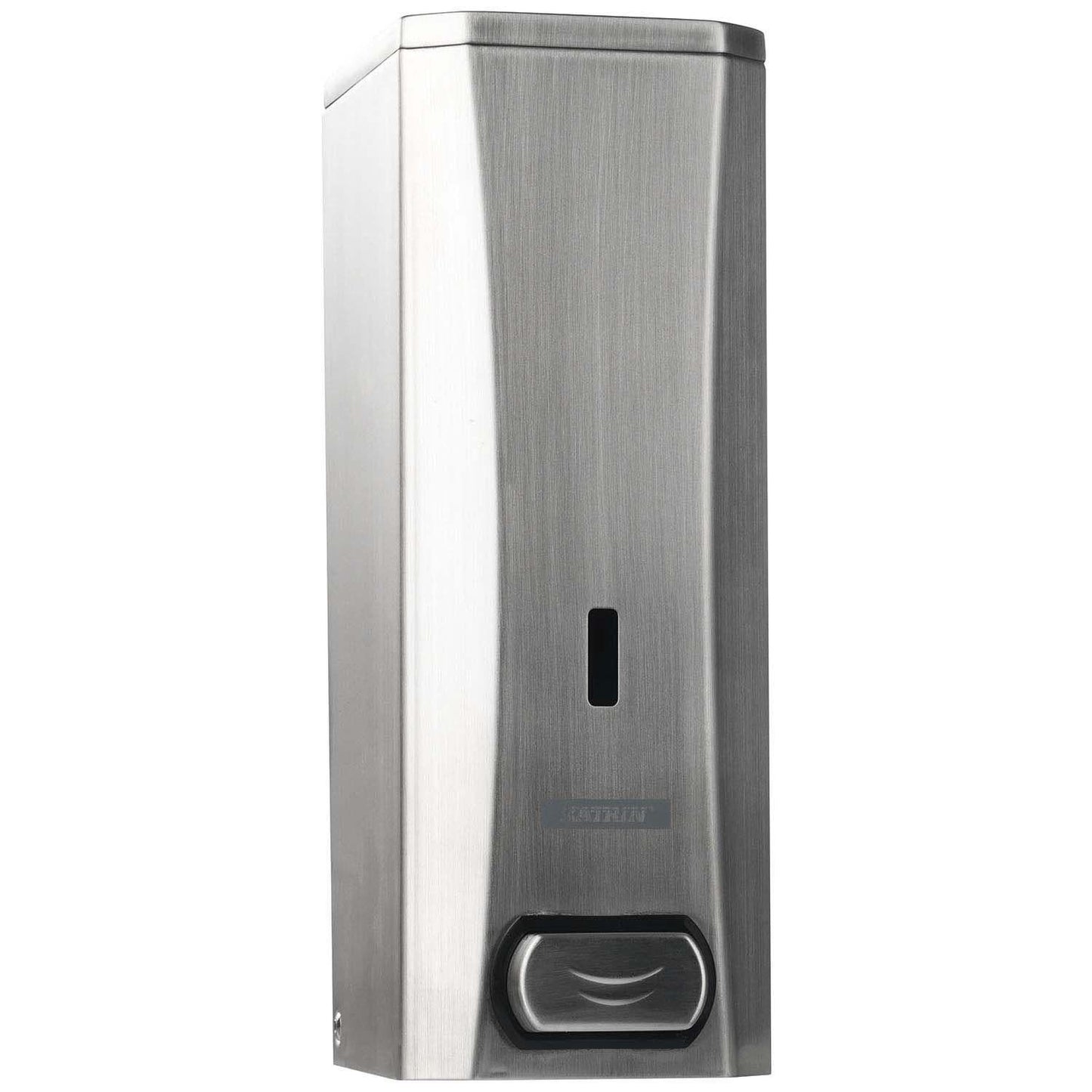 Dispenser Manuel Katrin Metal 1000ml Børstet stål Sølv til sæbe/hånddesinfektion,1 stk