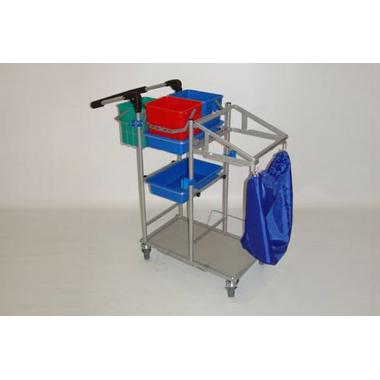 Rengøringsvogn Tina 2 Slimline 3 spande,stk