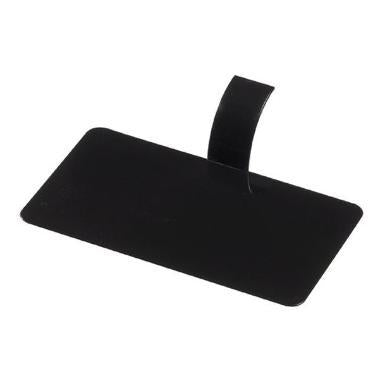 Kageplatte 100x55x20 mm PS sort,1000 stk/krt