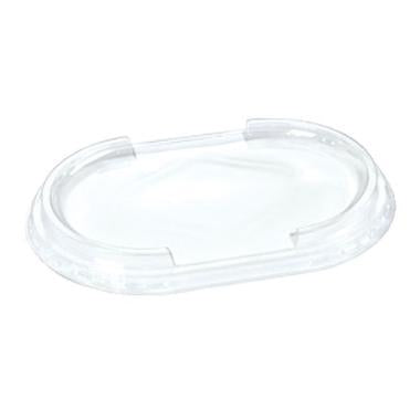Låg 176x116x17 mm Oval APET Klar,600 stk/krt