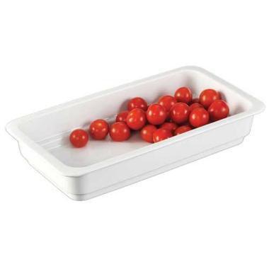 Fad 1/3 GN 32.5x17.6x6.5 cm Ovnfast Porcelæn Hvid,stk
