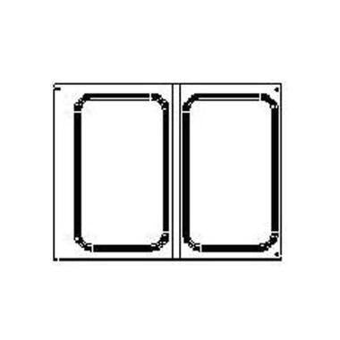 Kassette til 1/4 GN 1-rum Bakke 855018 passer til TP16/DF25,stk