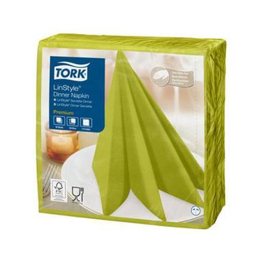 Middagsserviet, 1/4 Fold, 3-lags, 39x39, Pistacie, Tork, ( 50 stk )