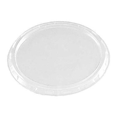 Plastlåg Ø72 mm Flad PP Klar til Dressingbæger,20 ps x 50 stk/krt