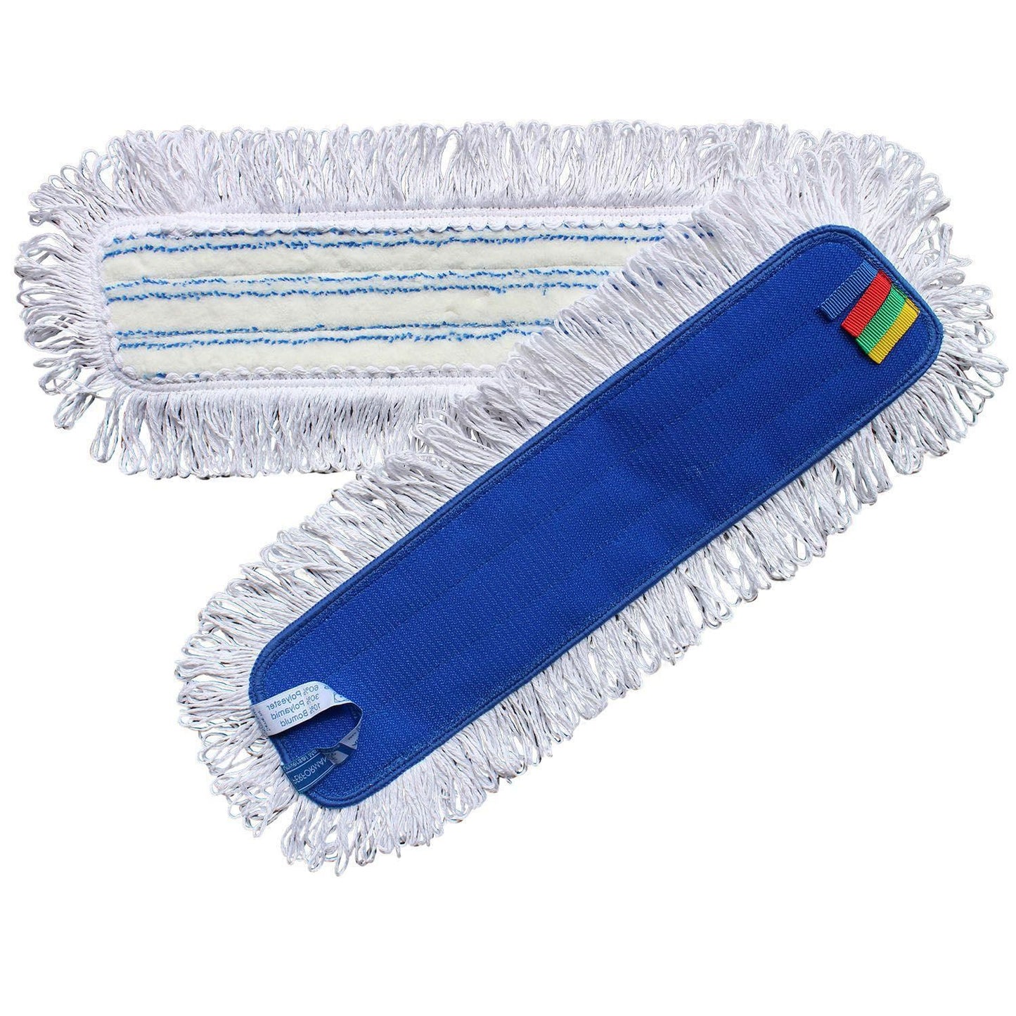 Moppe Velcro Universal Mop Max Plus 40cm Microfiber Öko-tex med Løkker Tør/Våd,1 stk