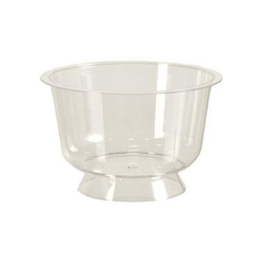 Dessertbæger på fod 200ml Ø95xH61mm PS klar,25 stk/ps