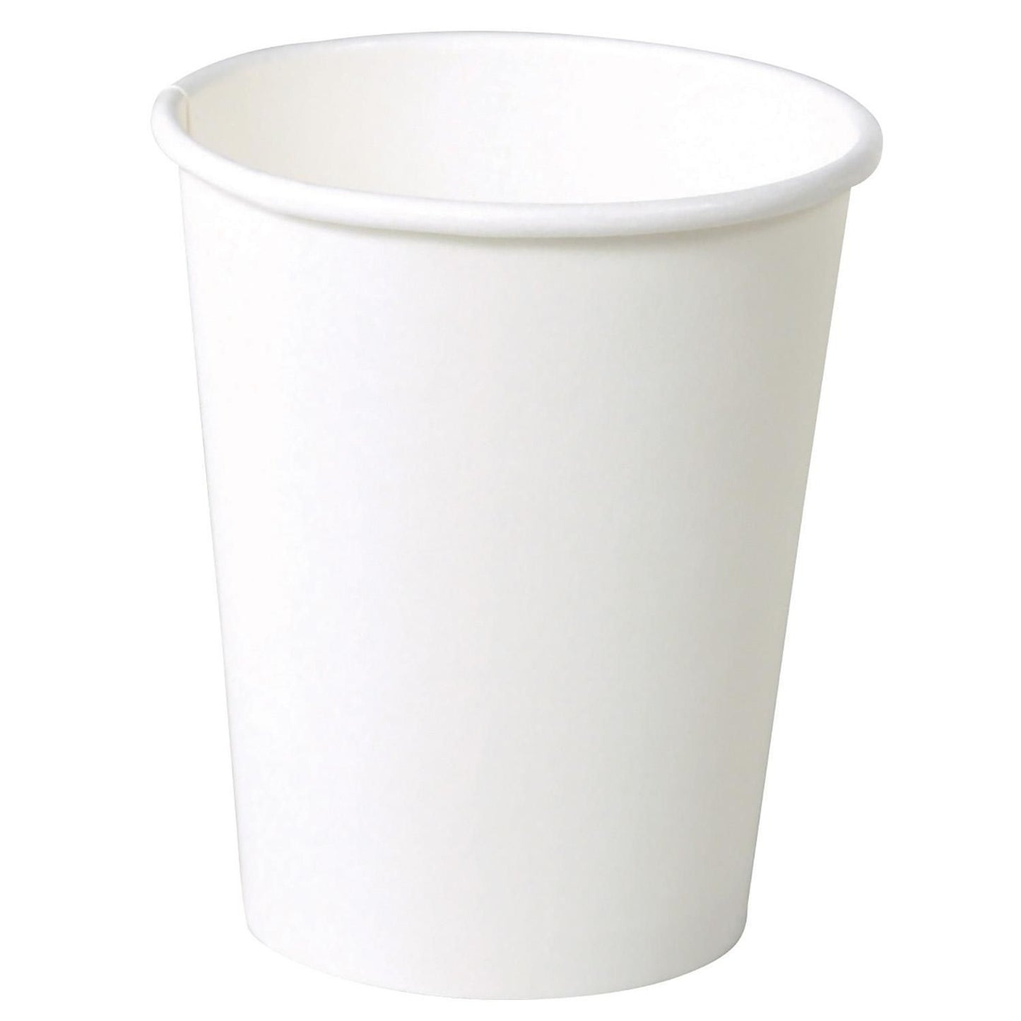Kaffebæger Pap Ø80xH90mm 25cl 8oz Single Wall Hvid,50 stk/ps