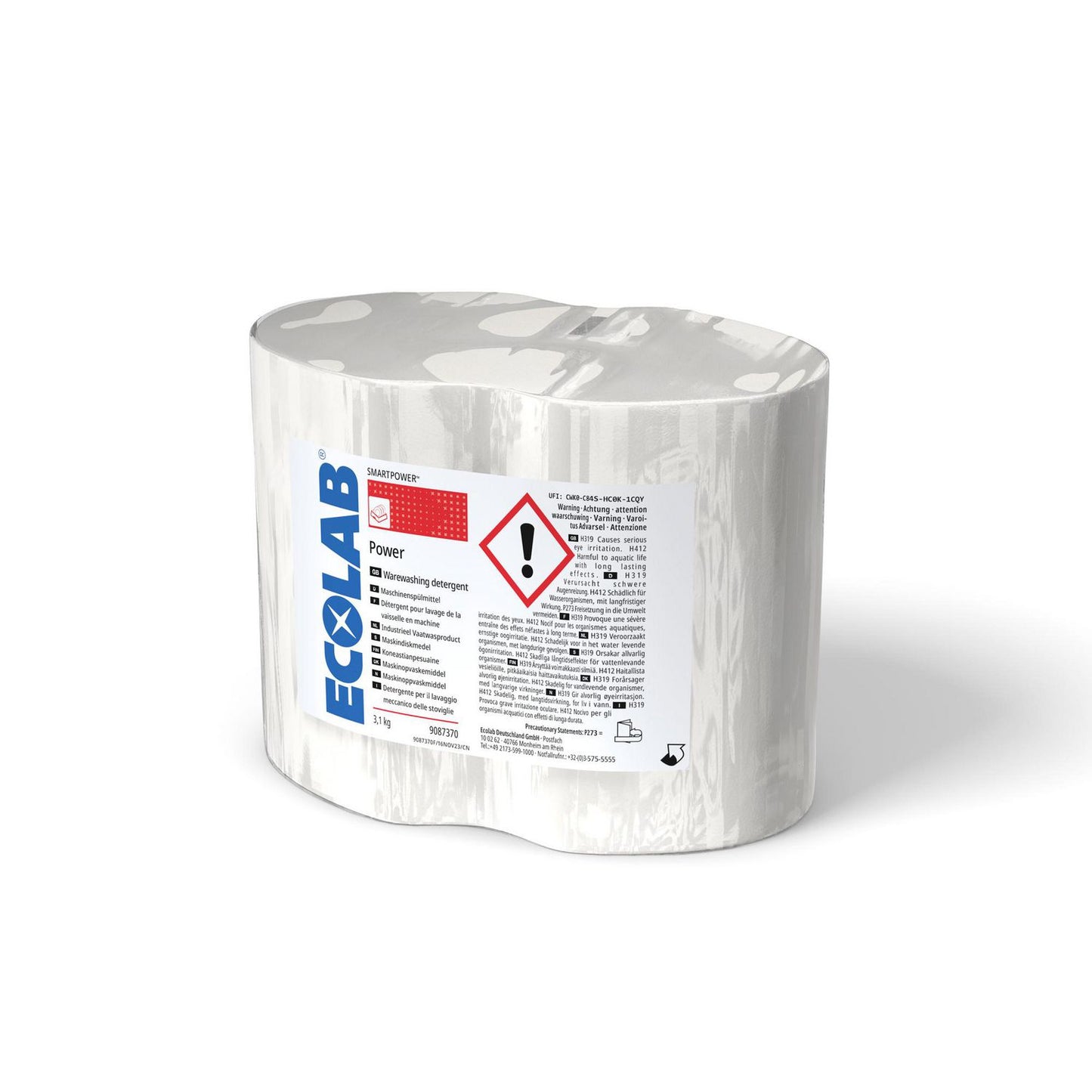 Maskinopvask Anlæg Fast SMARTPOWER Power 3.1kg med Klor Blødt,3,1 Kg/dnk