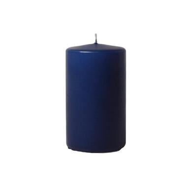 Bloklys Ø60x120 mm Brændetid 40 timer Mørkeblå,stk