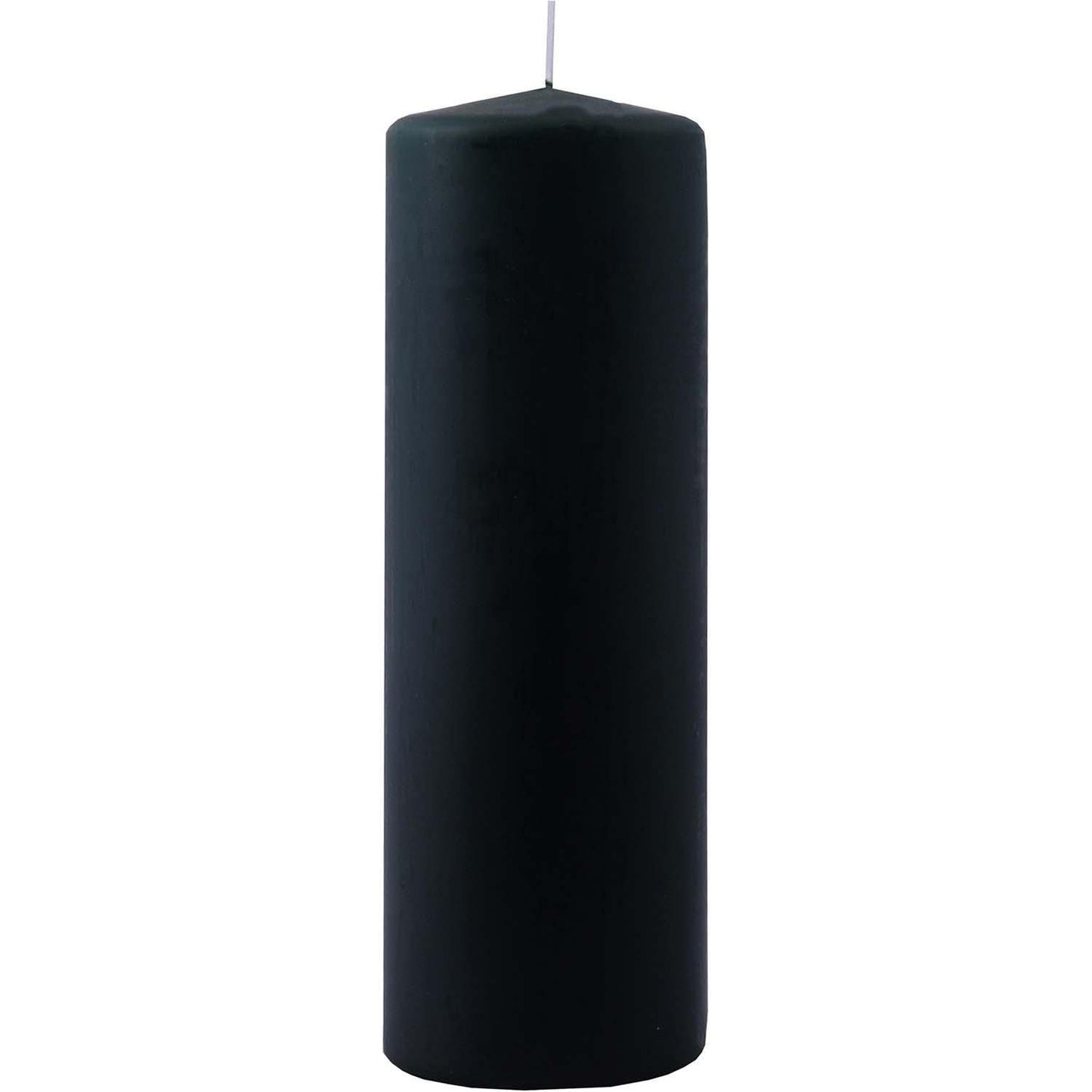 Bloklys Ø60x180 mm Brændetid 60 timer Sort,stk